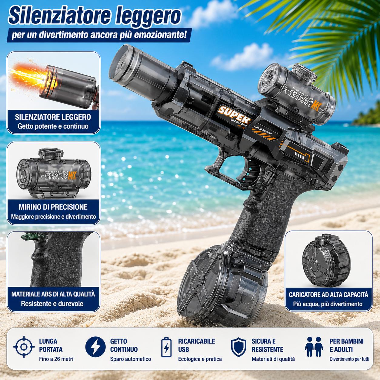 Pistola ad Acqua Elettrica Automatica 💦