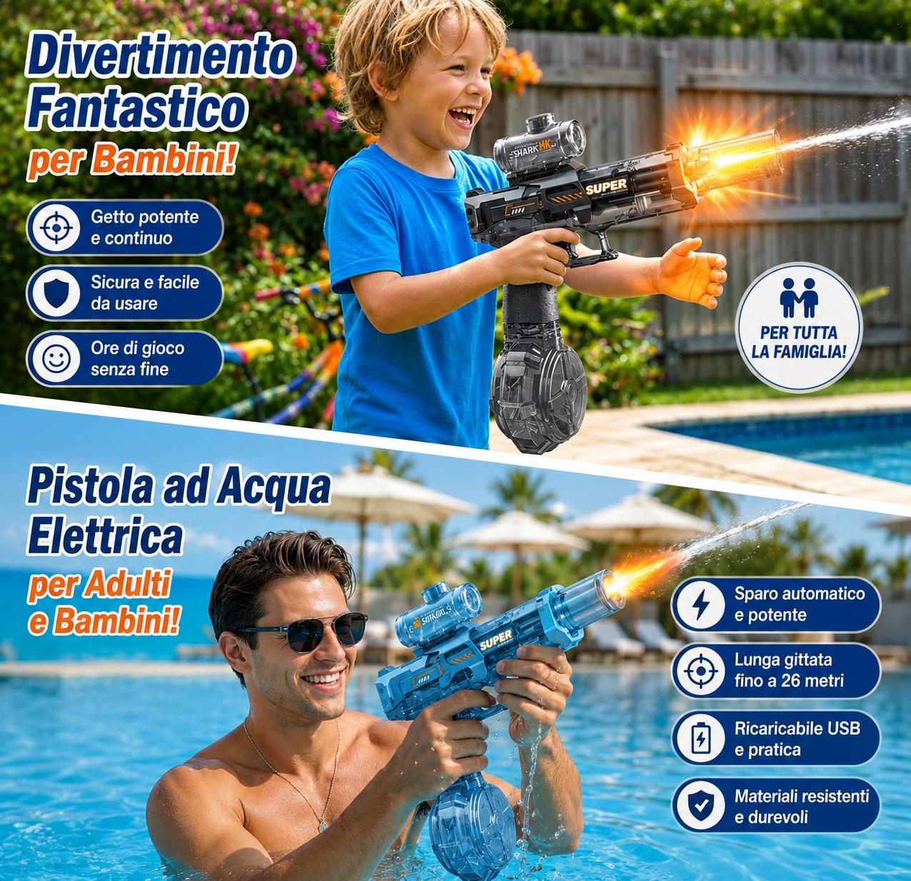 Pistola ad Acqua Elettrica Automatica 💦