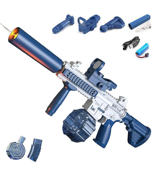HUEXIS™ M416 Pistola ad acqua elettrica – Spruzzino ad acqua automatico ad alta pressione per battaglie estive