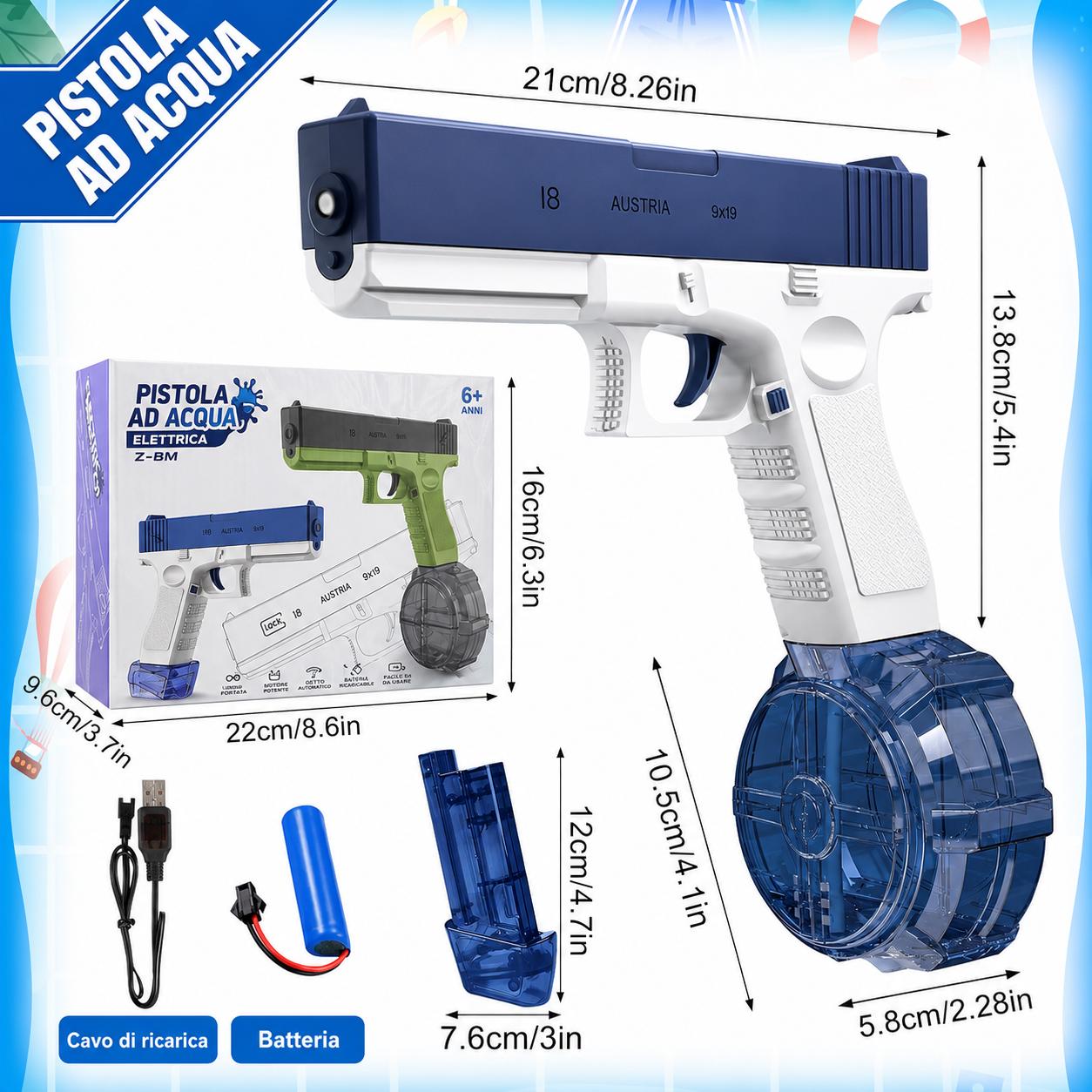 High-Pressure Automatic Electric Water Gun